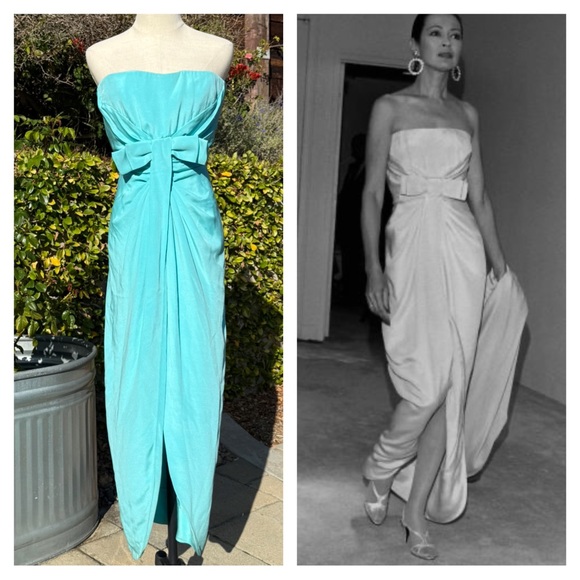 Arnold Scaasi Dresses & Skirts - Arnold Scaasi 1990 Resort silk gown